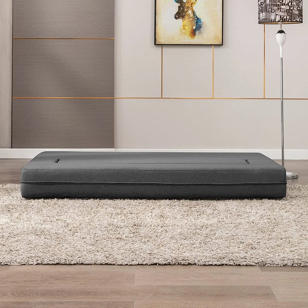 Convertible Futon Sofa Bed Dark Grey A801
