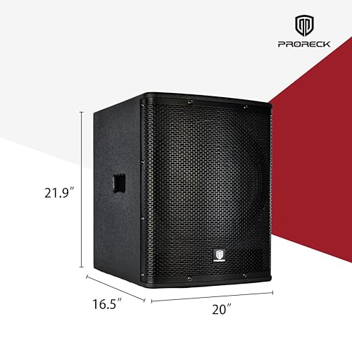 15 inch 2000W Powered PA Subwoofer with Class-D Amplifier J564