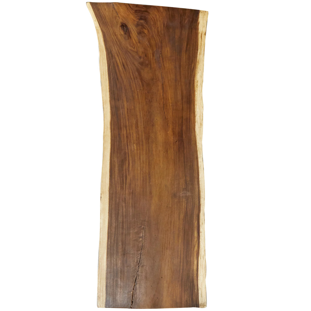 86" x 30" Light Brown Wood Handmade Dining Table G722