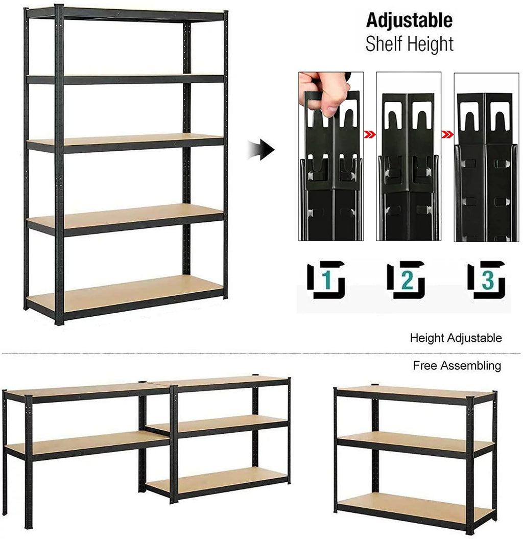 5-Tier Heavy Duty Metal Shelving Storage Unit V5312