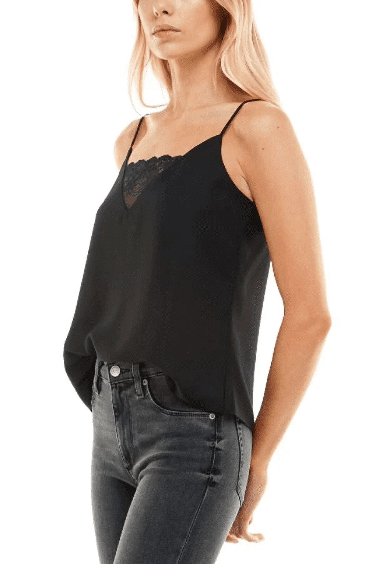 Black Lace Trim Camisole Q18591