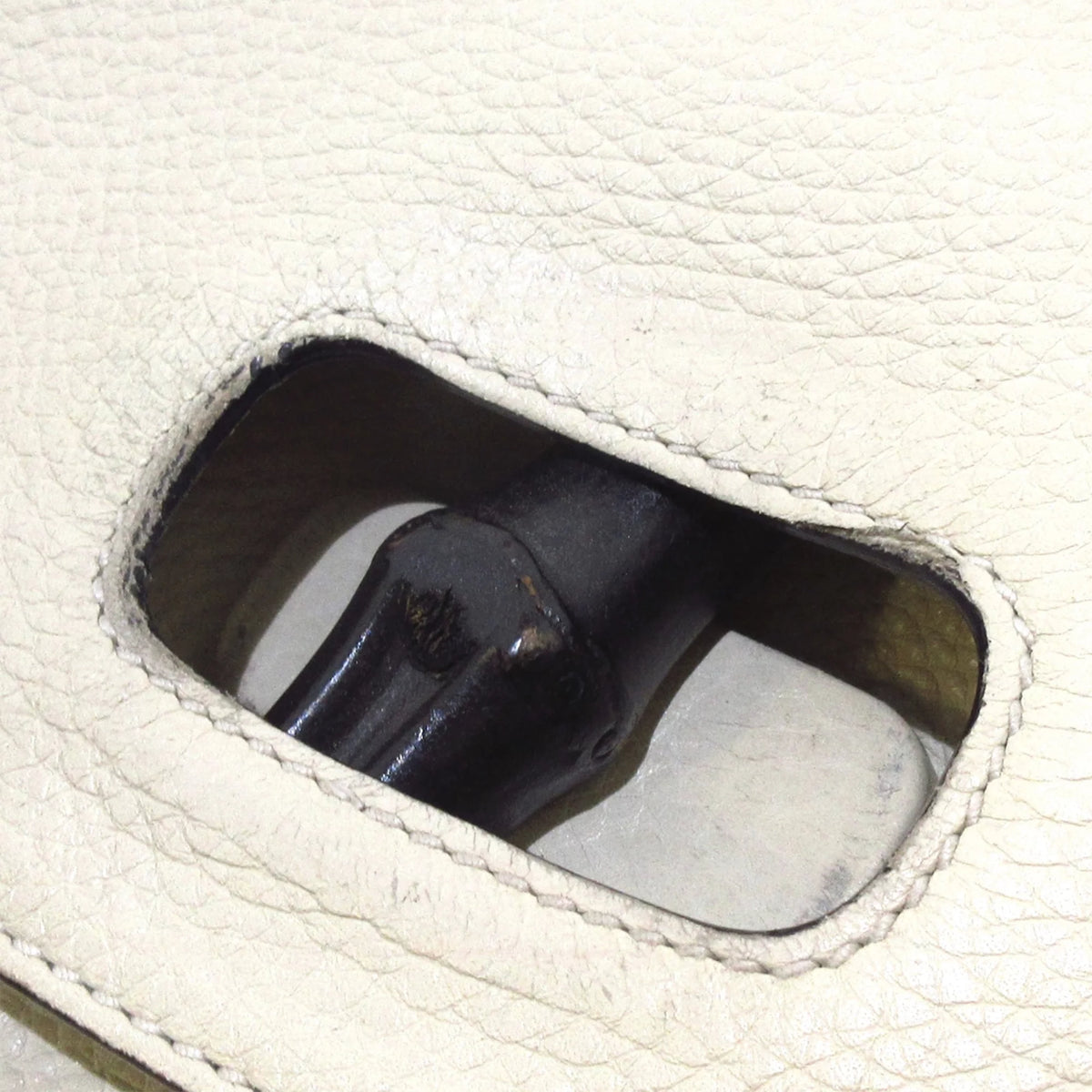 White Calf Leather Satchel L600