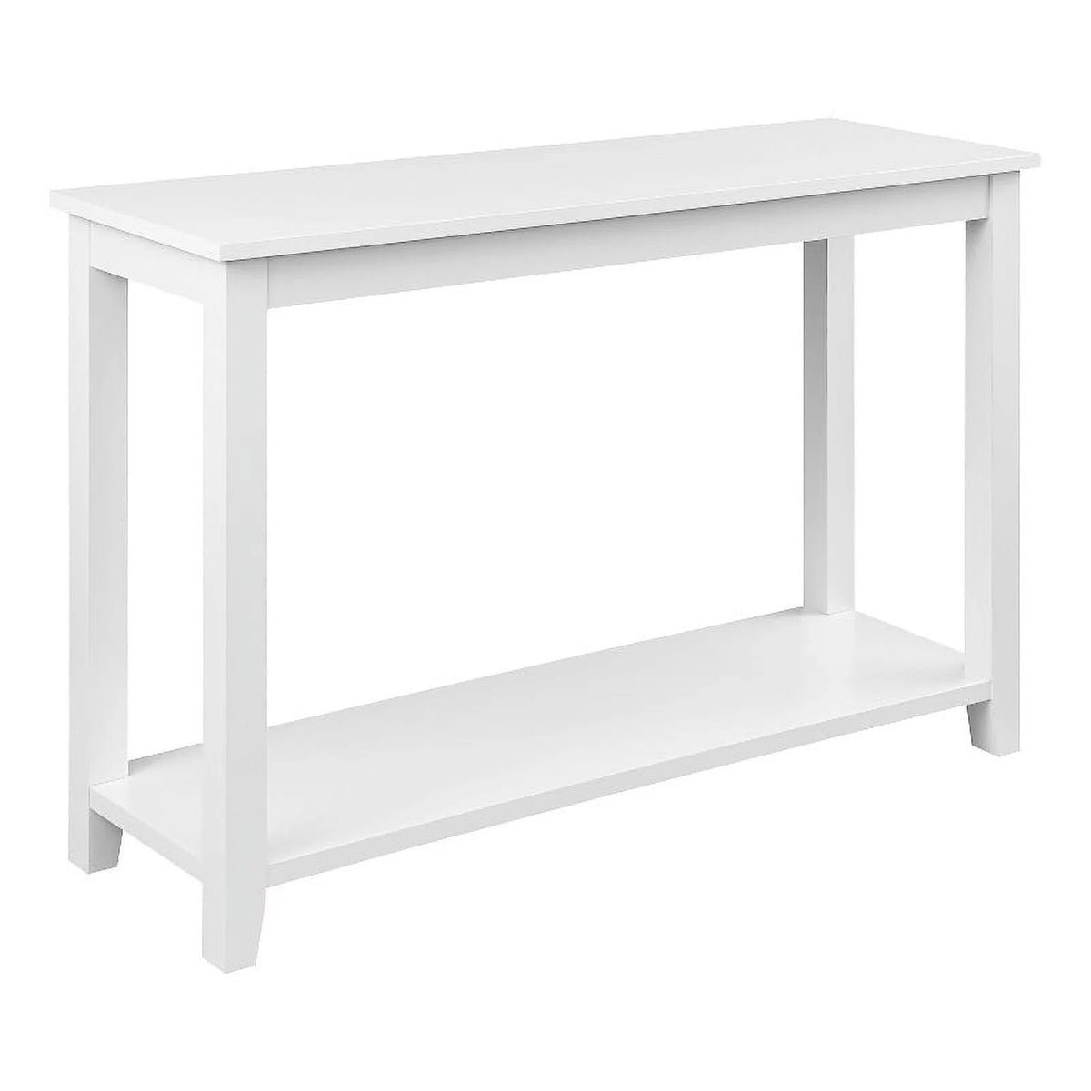 48" Indoor Coastal Wood Sofa Table E195166