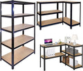 5-Tier Shelving Unit 59"x28"x12" Black V514751