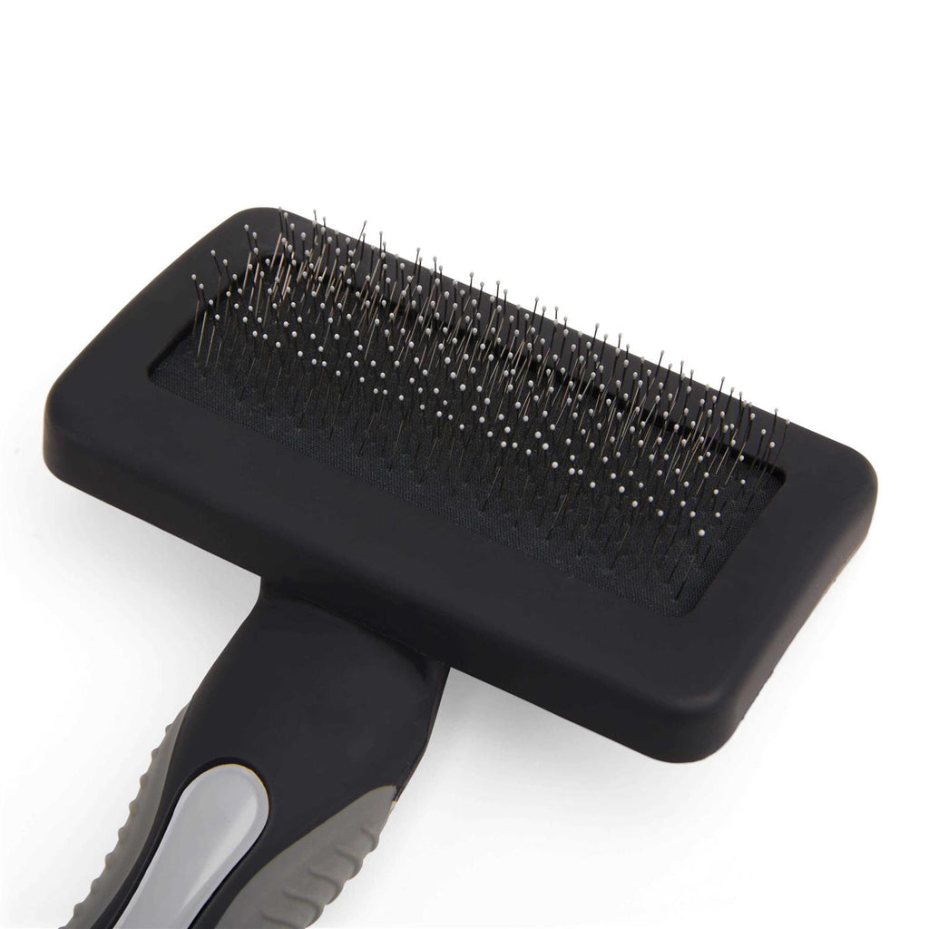 Black Small Cushion Slicker Dog Brush D97544