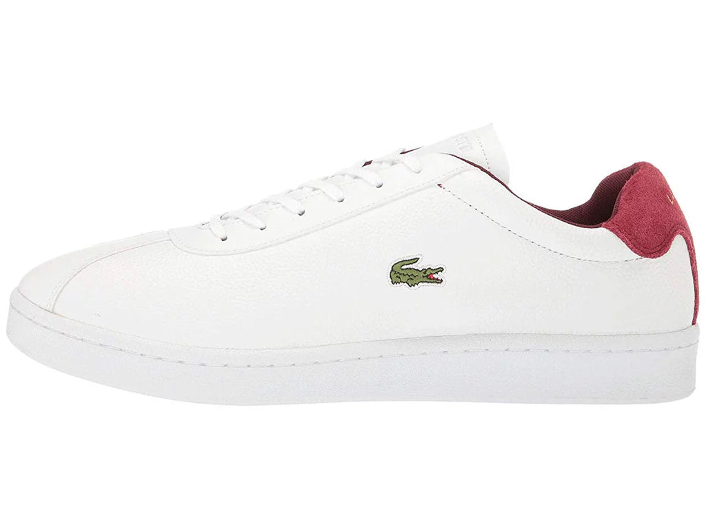 White Dark Red Sneakers O1847