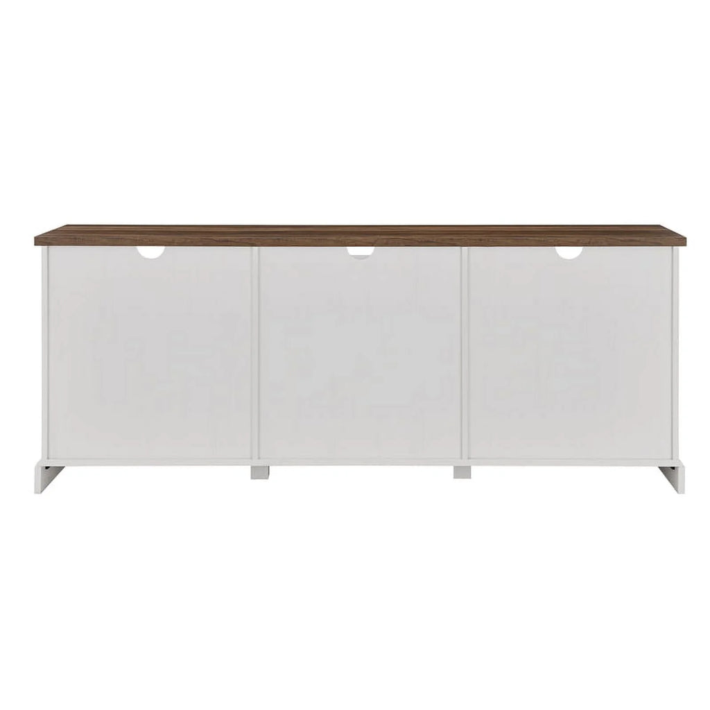 70" Farmhouse Wood TV Stand X5314