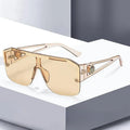 Hollowed-out One-piece Lens Sunglasses S788126