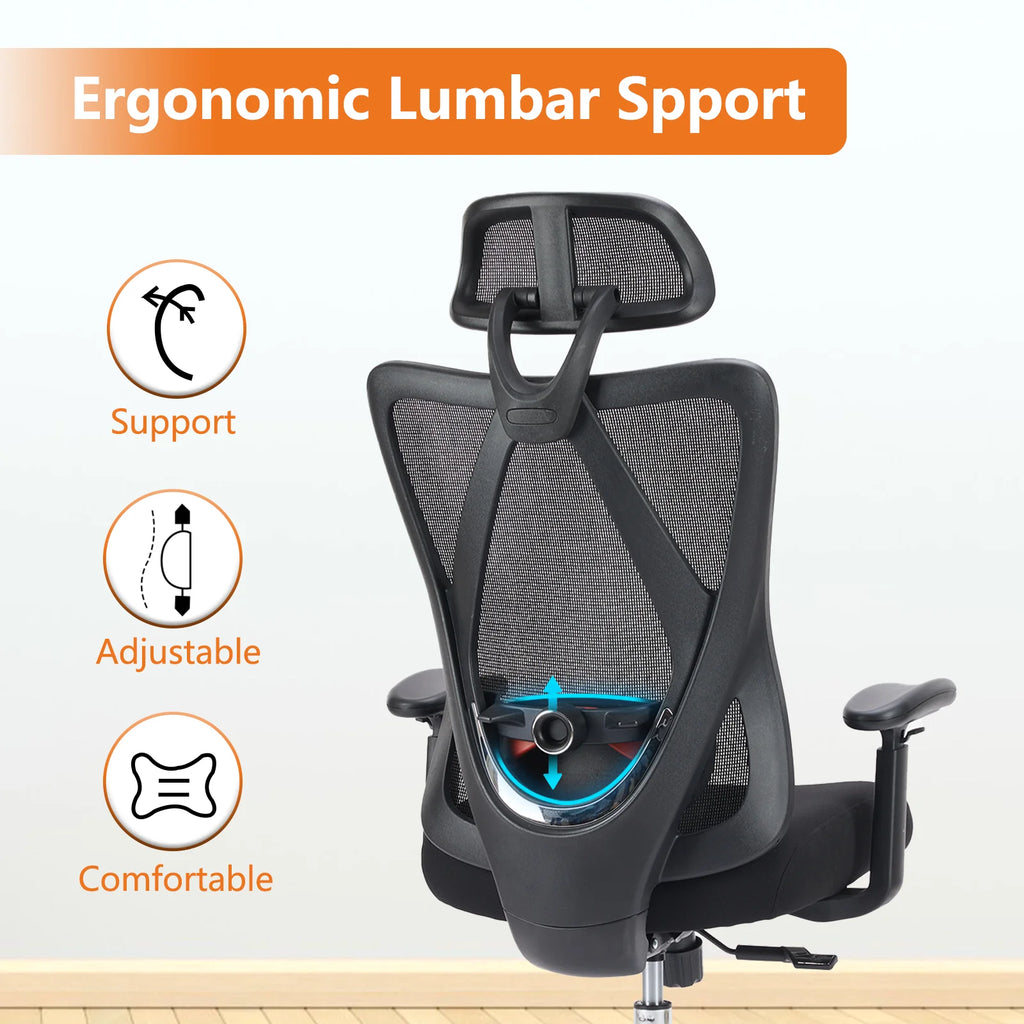 High Back Ergonomic Mesh Office Chair with Headrest Y2702