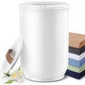 Large Heated Towel Warmer Bucket with Wood Handle E391