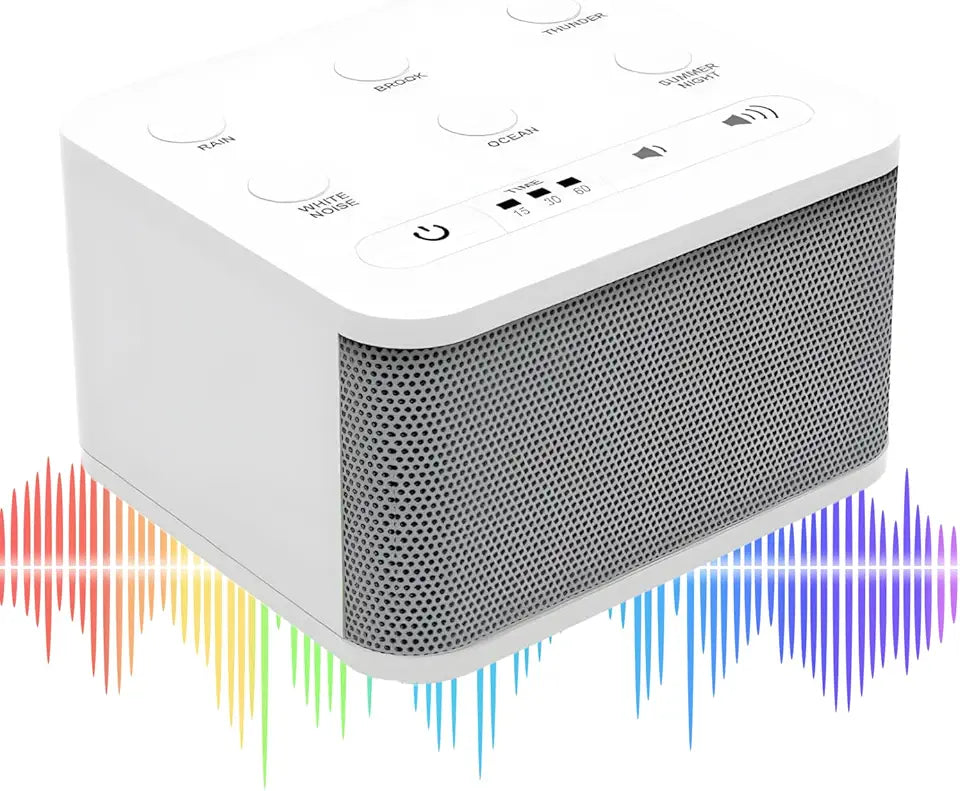 White Noise Sound Machine with Rain and Nature Sounds U63002