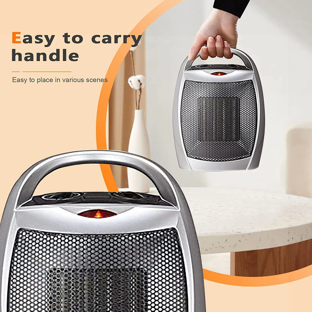 1500W Ceramic Portable Space Heater with Thermostat U820597