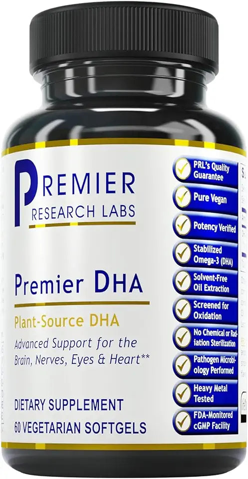 Vegan Plant-Source DHA 60 Softgels O10047