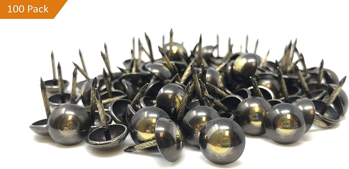 7/16" Diameter 11mm Decorative Upholstery Tacks 100 Pack C85601