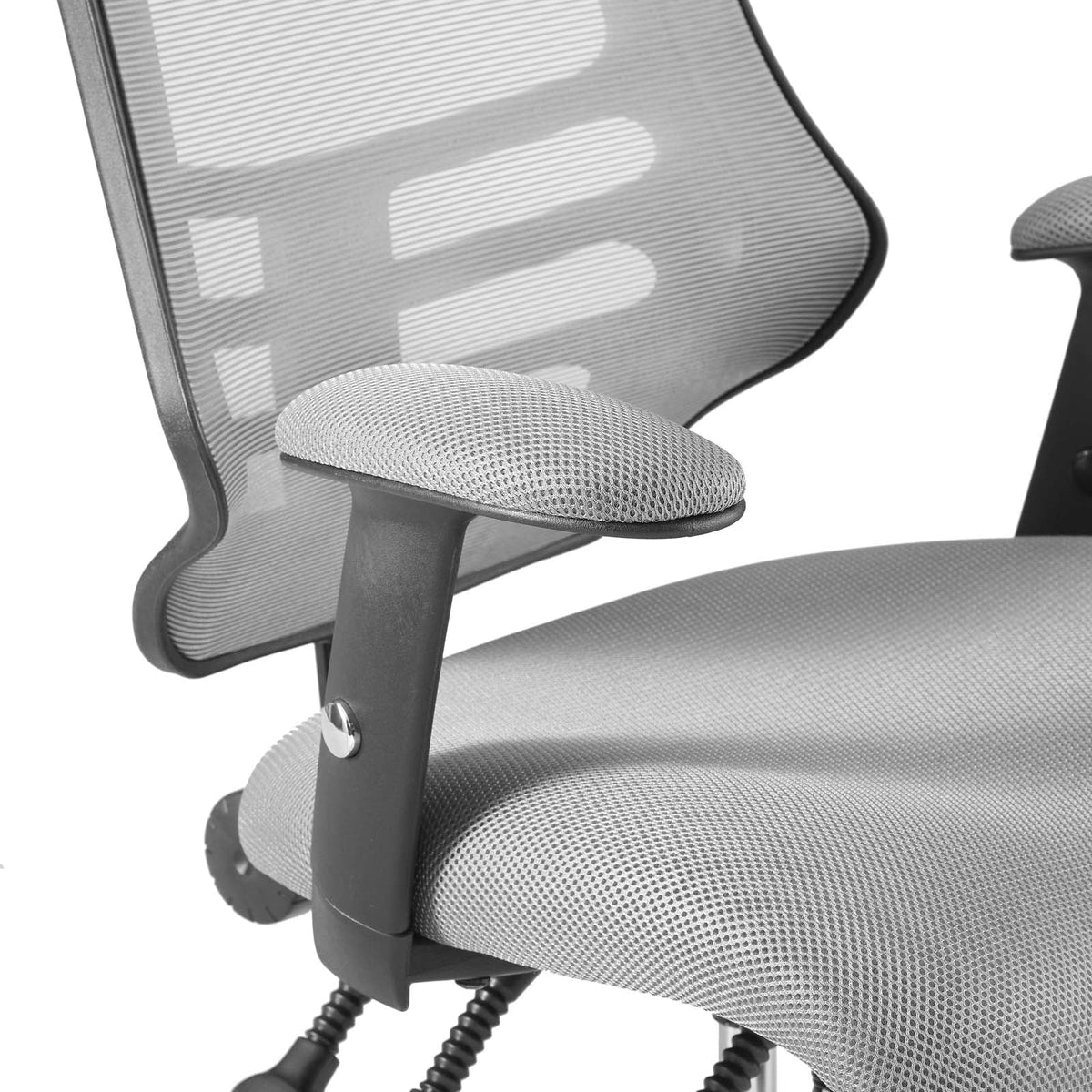 Gray Mesh Drafting Chair F552