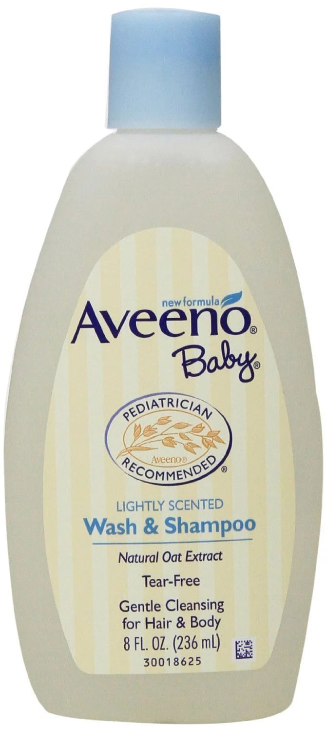 Baby Wash & Shampoo Oat Extract 8 Oz 4-Pack Q361