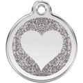 Enamel Pet ID Tag Heart W414705
