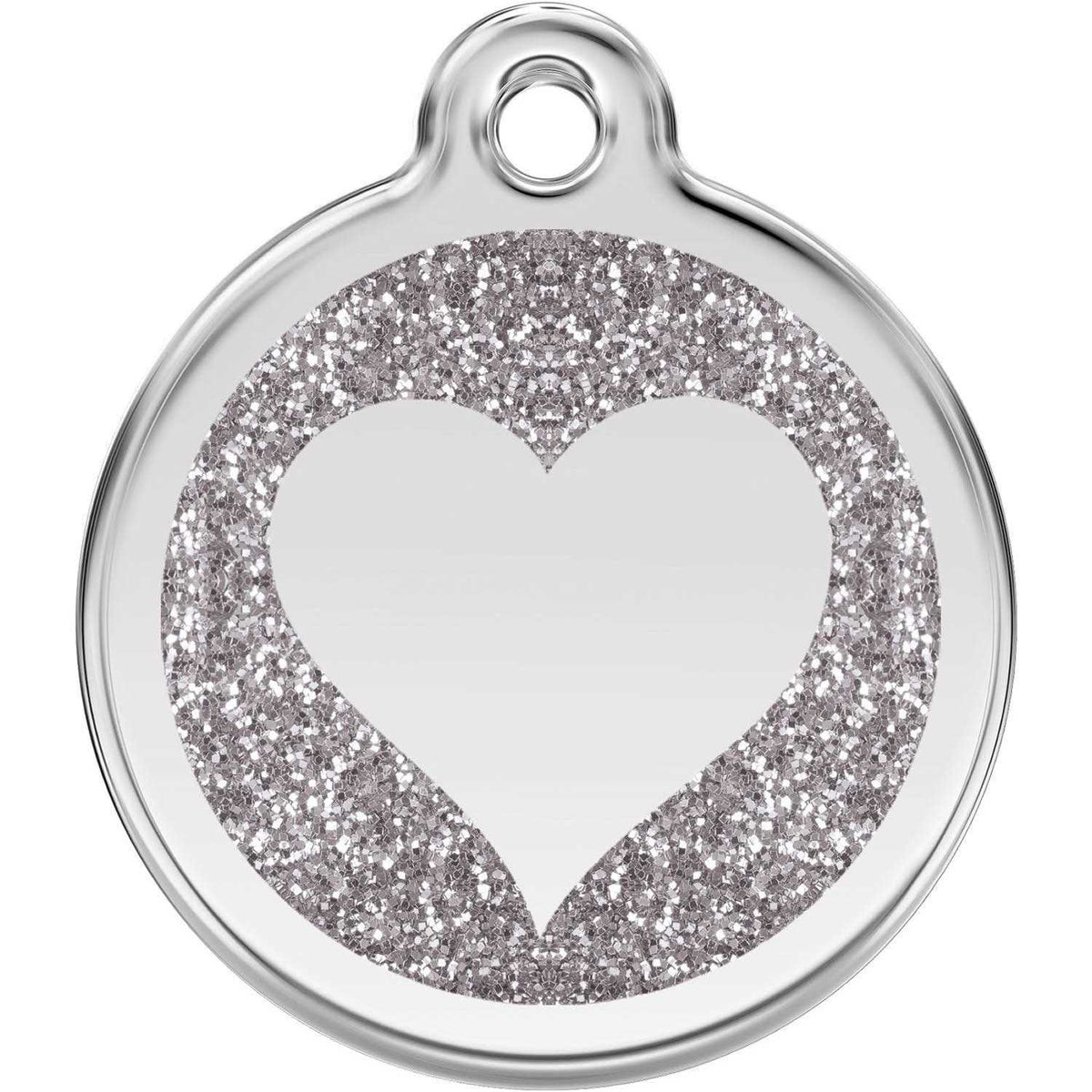 Enamel Pet ID Tag Heart W414705