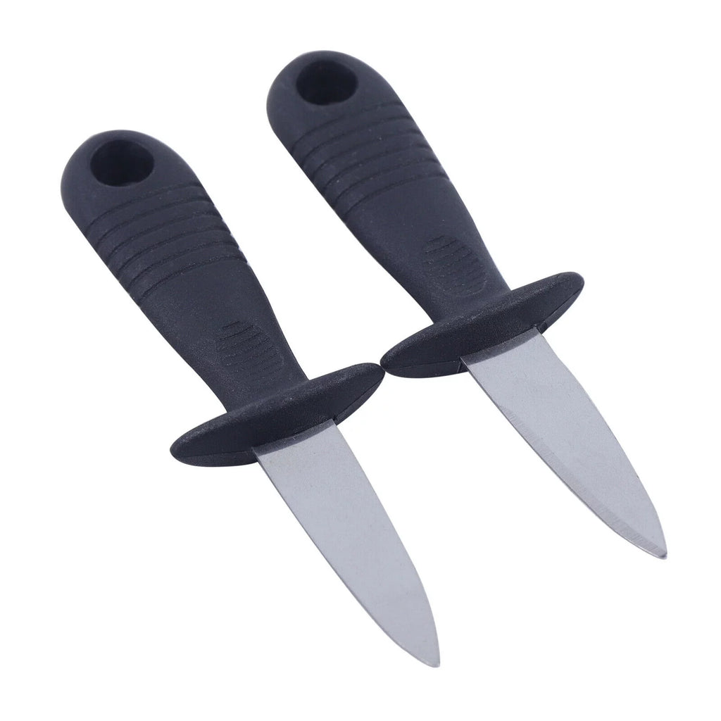Manual Oyster Clam Shucker Stainless Opener Tool with 2 Blade T895