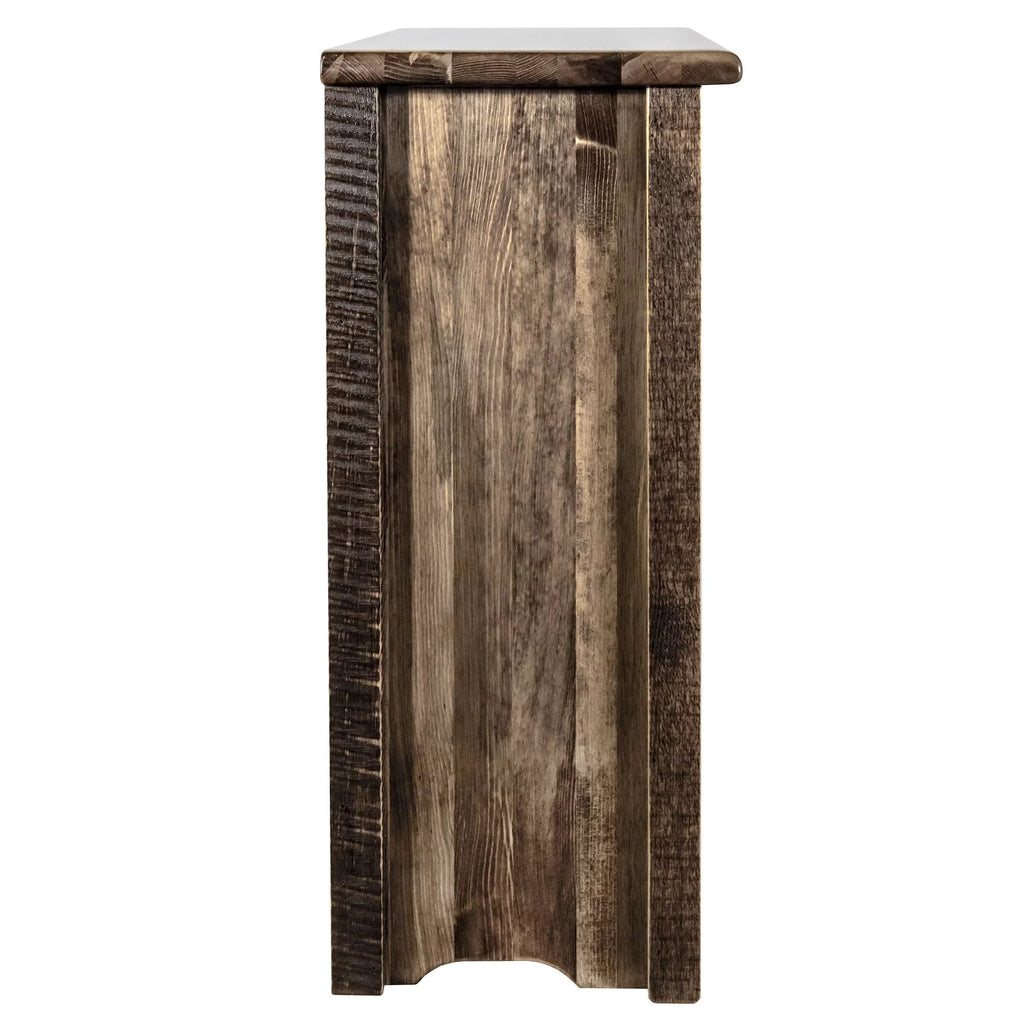 Accent Cabinet with Laser Engraved Elk Design P656