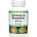 Turmeric & Bromelain 450 mg 90 Capsules E726