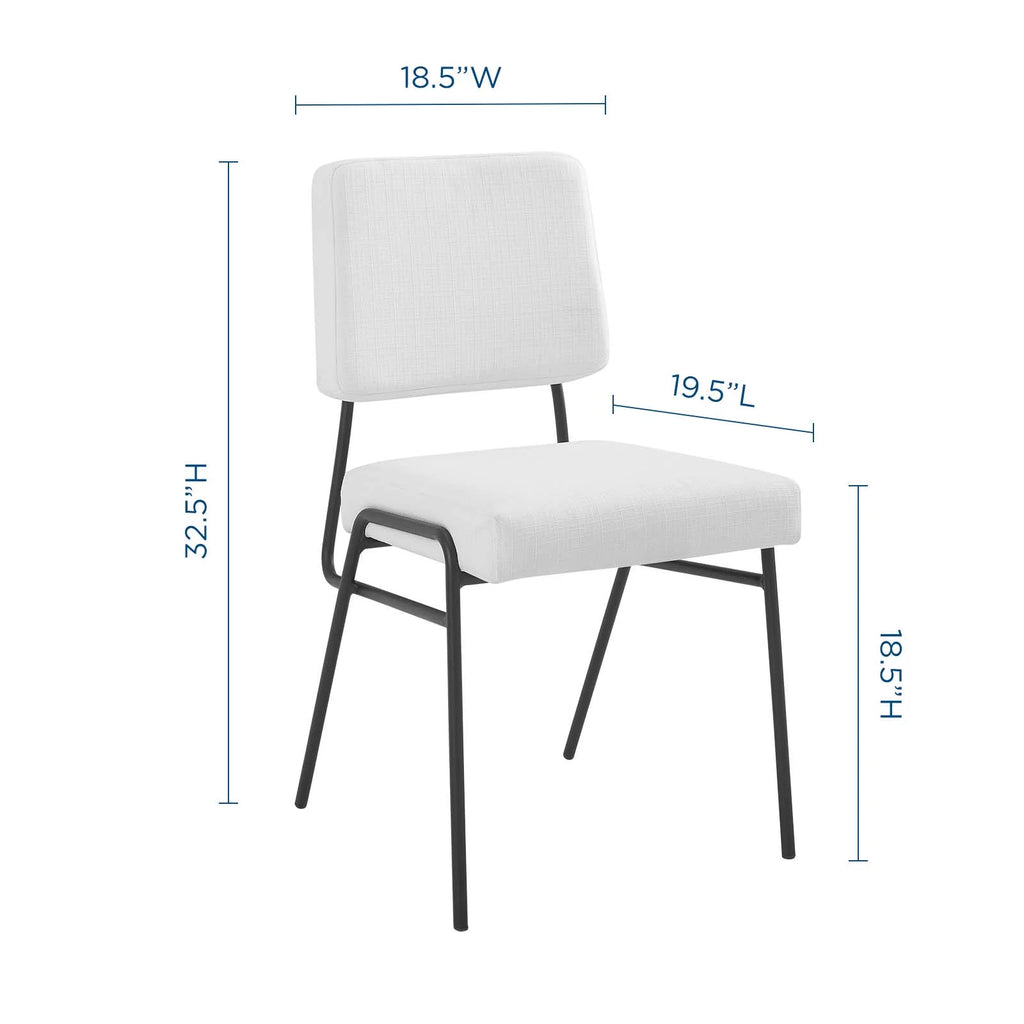 Upholstered Fabric Dining Side Chair F653164