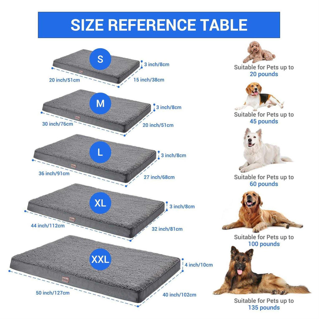 Orthopedic Dog Bed with Egg Foam and Non-Slip Bottom G8017