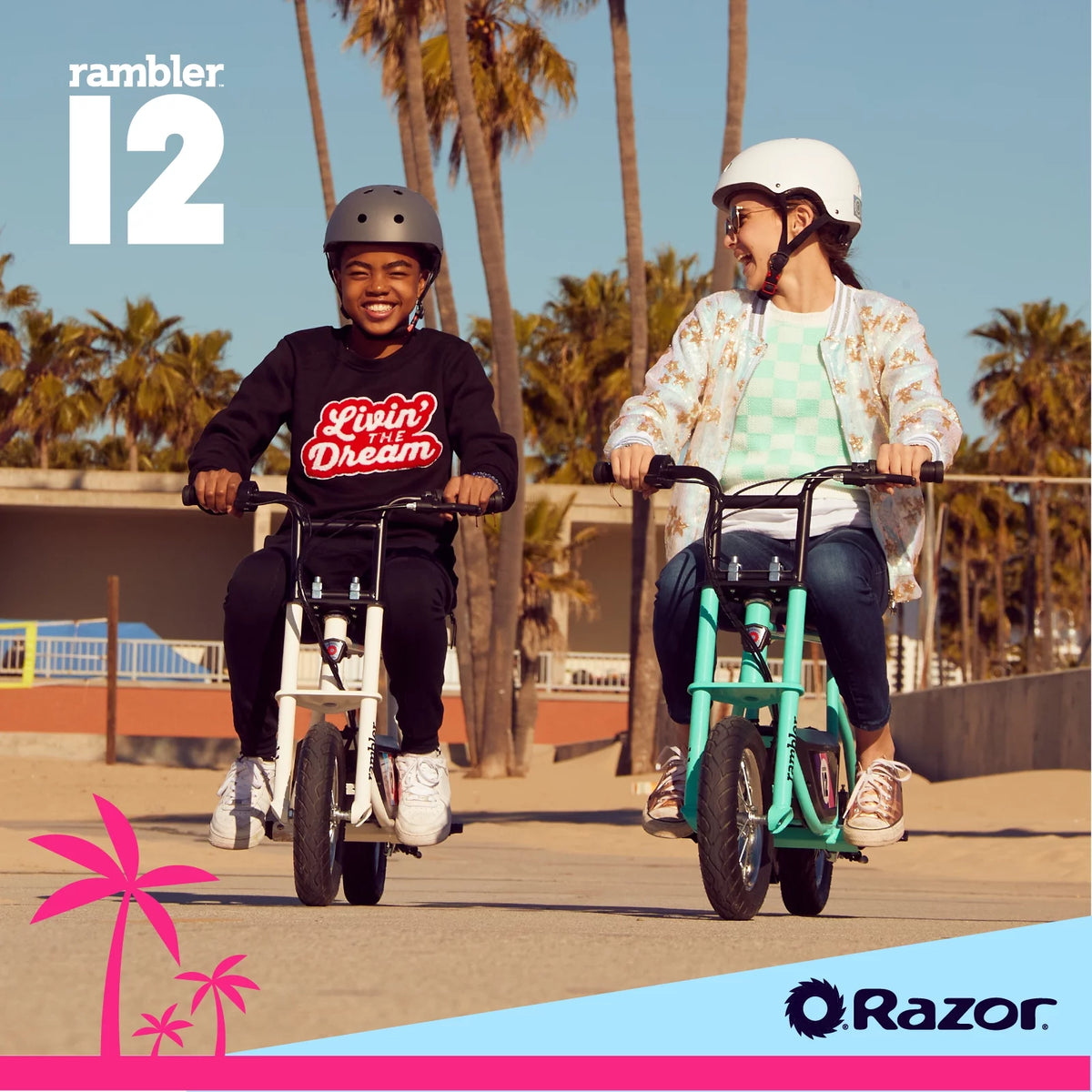 White 12" Air-Filled Tires Seated Electric Scooter Z17527