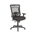 Black Mesh Back Fabric Task Chair V357