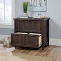 Coffee Oak Lateral File Cabinet Z4654