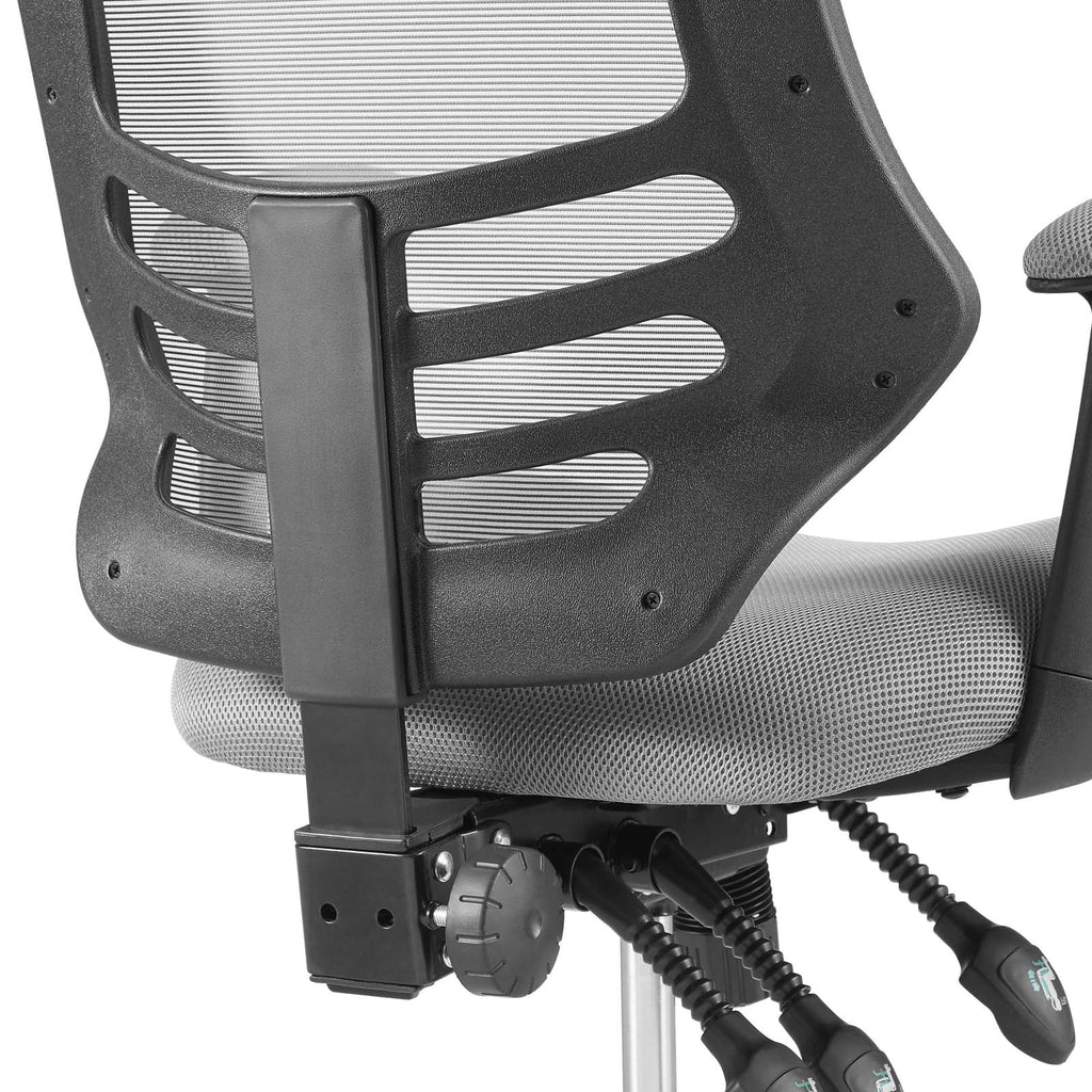 Gray Mesh Drafting Chair F552