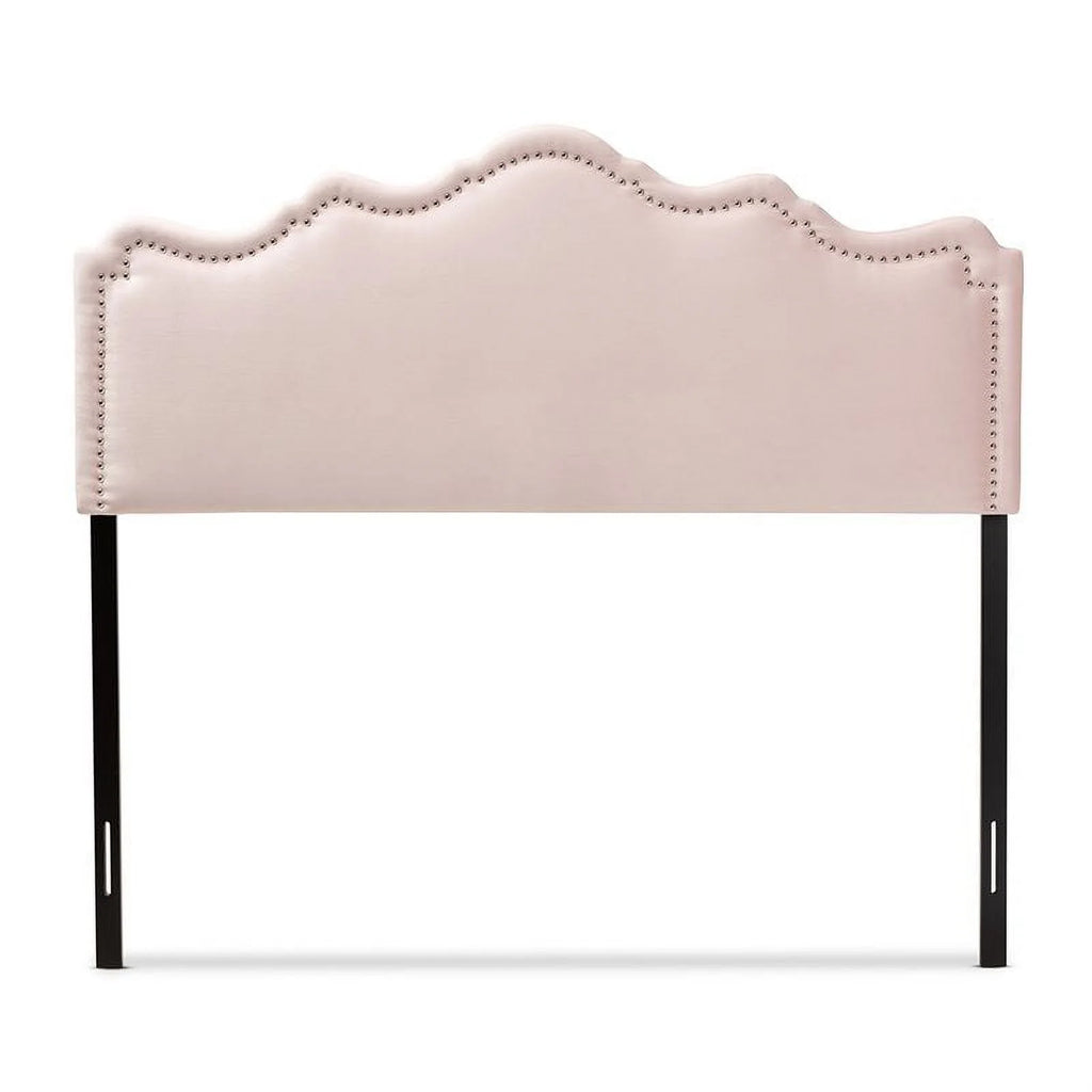 Velvet Queen Headboard in Light Pink D421