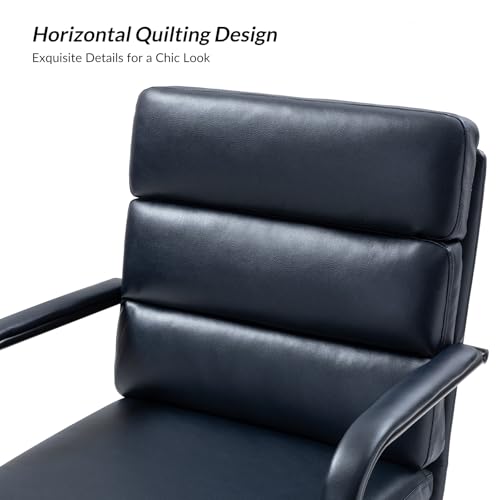 Faux Leather Office Chair with Wheels J787