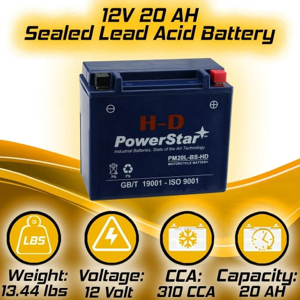 YTX20L-BS Replacement Battery G364726