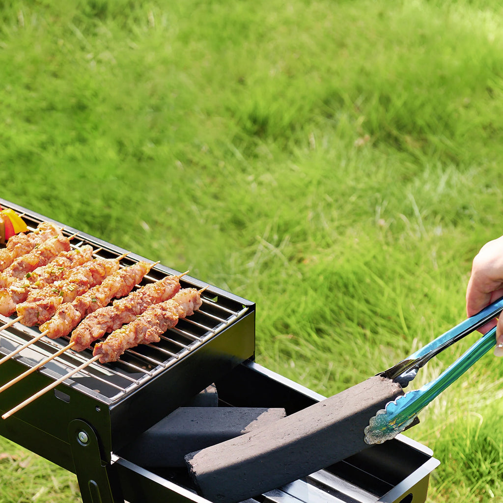 Electric Outdoor Searing Grill with Offset Smoker X973479