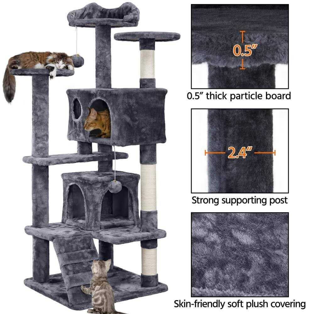 Cat Tree with 2 Condos N4846