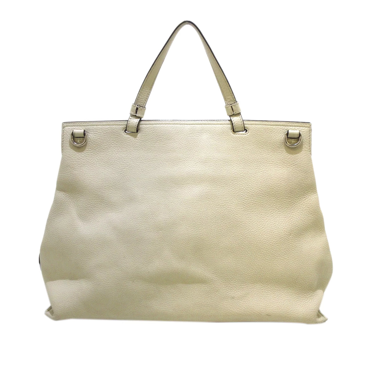 White Calf Leather Satchel L600