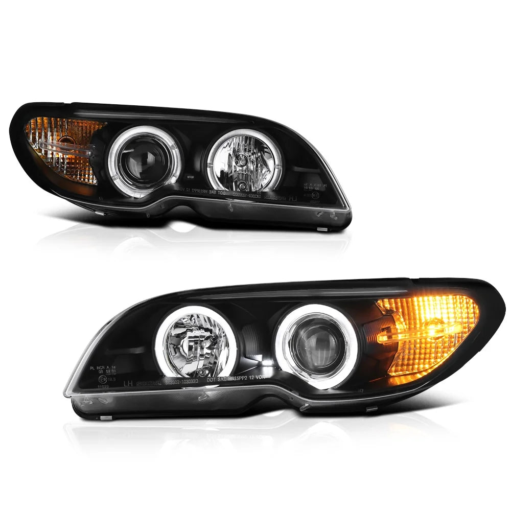 LED Halo Headlights Driver and Passenger Side V578918