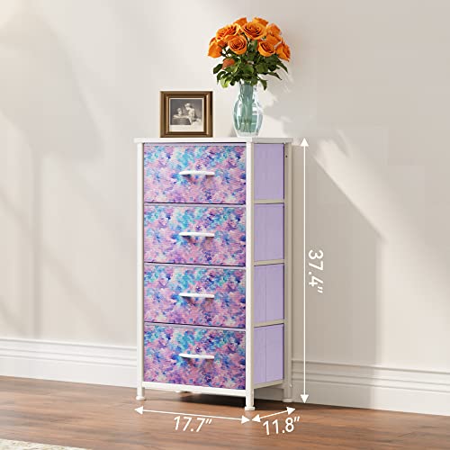 Black 8 Drawer Dresser with Fabric Bins C866646