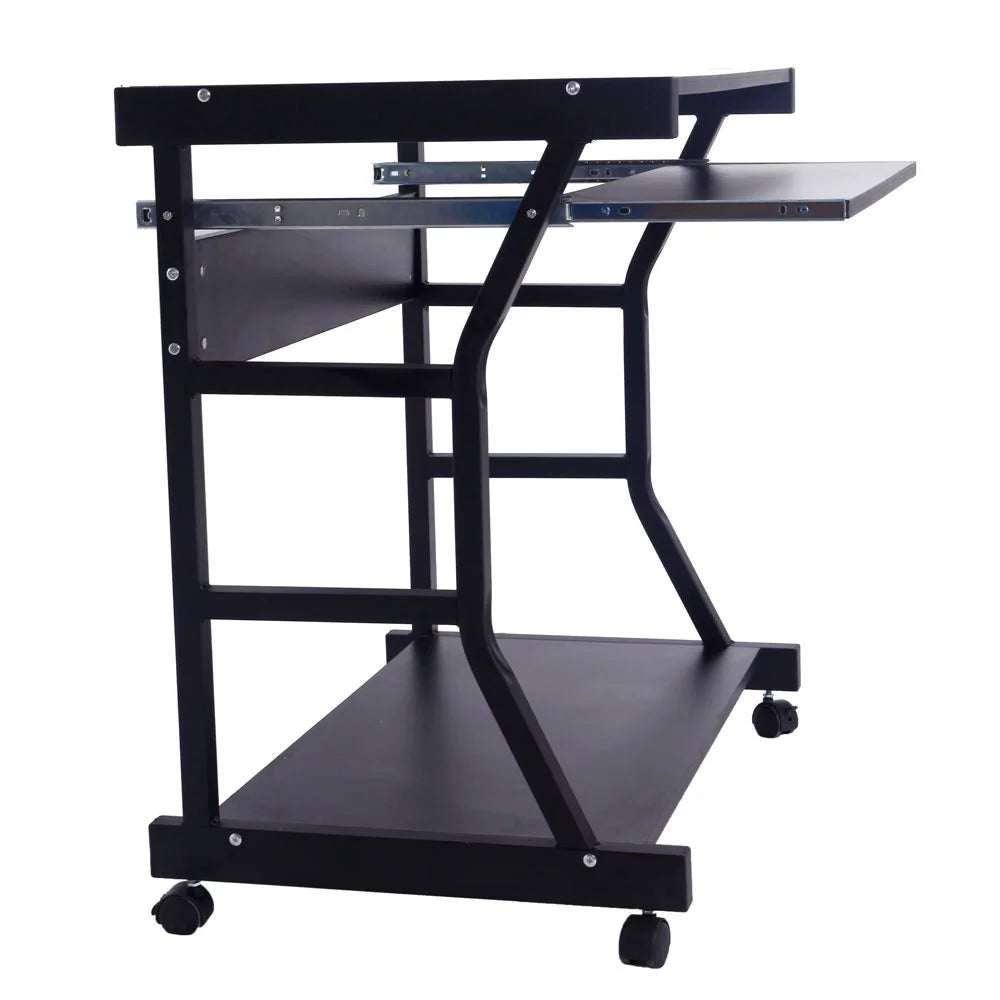 Black Computer Workstation Desk K95782