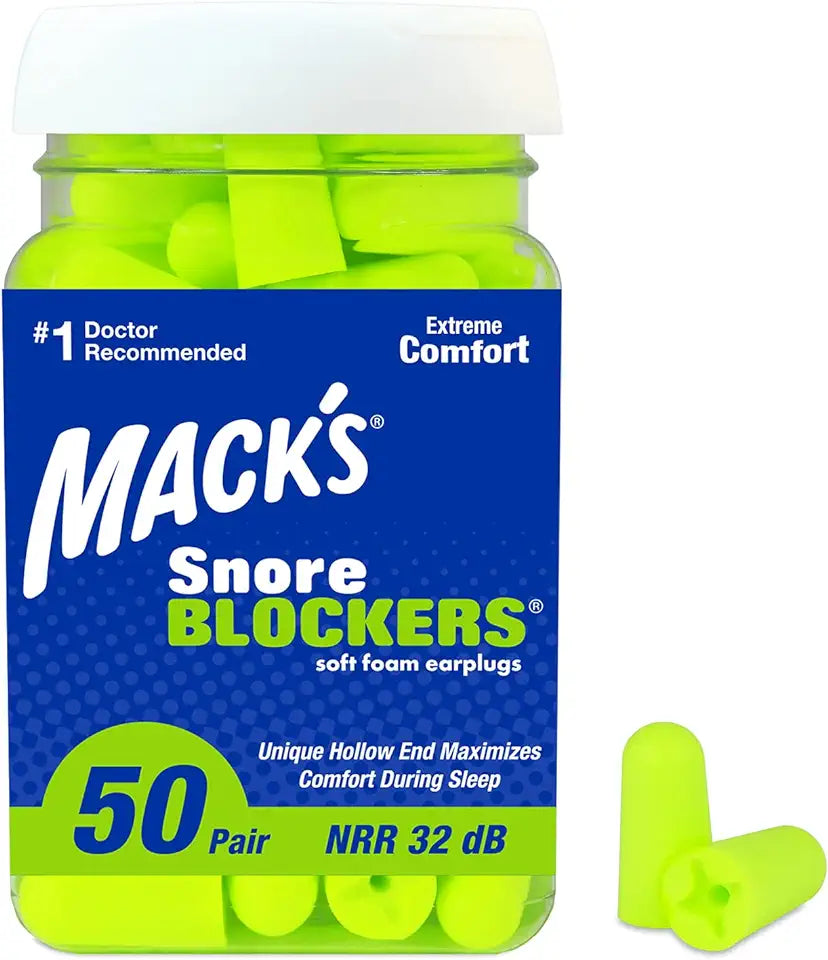 Soft Foam Earplugs 50 Pair 32 dB NRR W1777