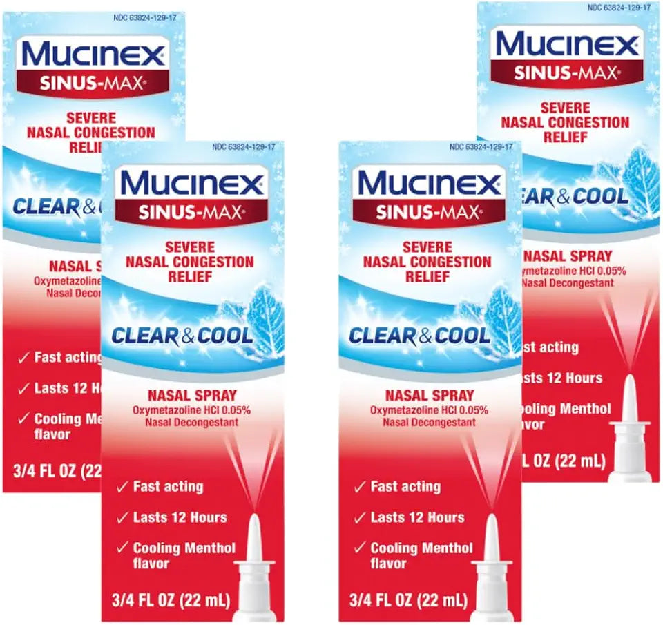 Nasal Decongestant Spray 0.75 Fl Oz Pack of 4 C74800