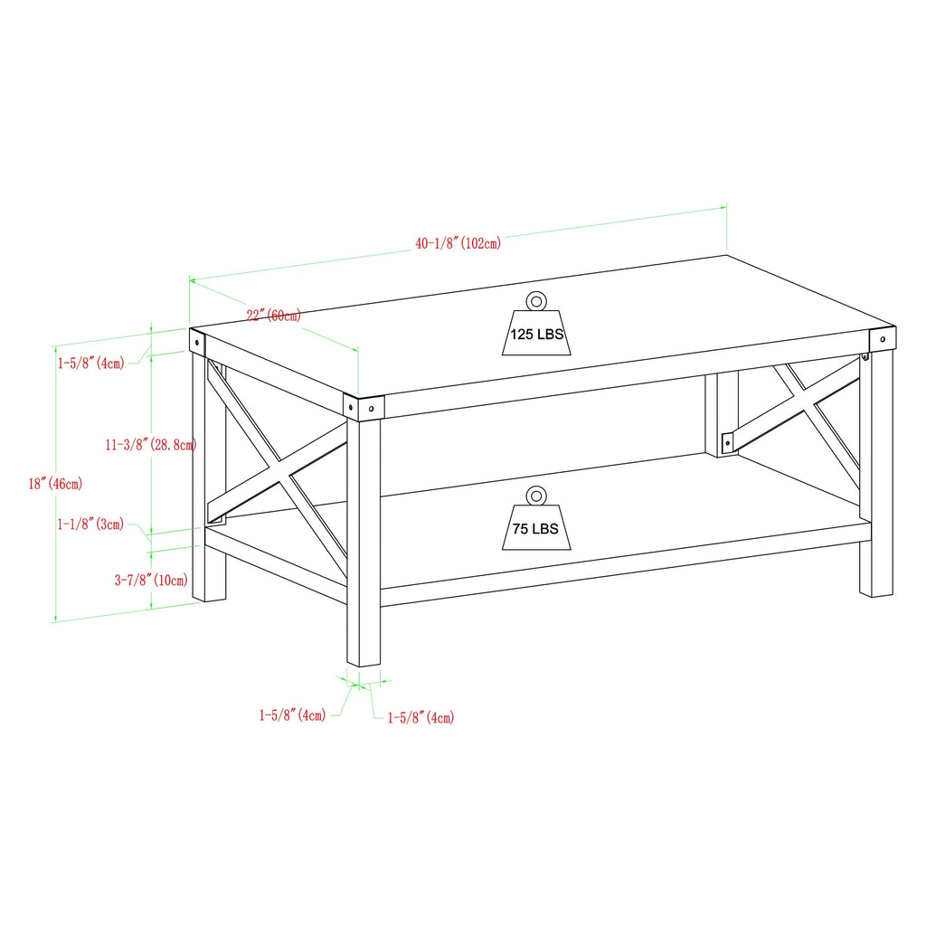 Magnolia Metal X Coffee Table C593925