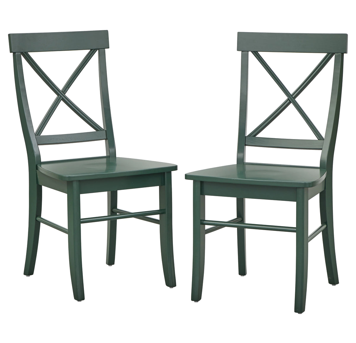 Set of 2 Dark Green Dining Chair Y8168