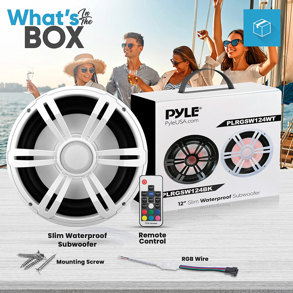 500W 4 Ohm Waterproof Marine Subwoofer C5281