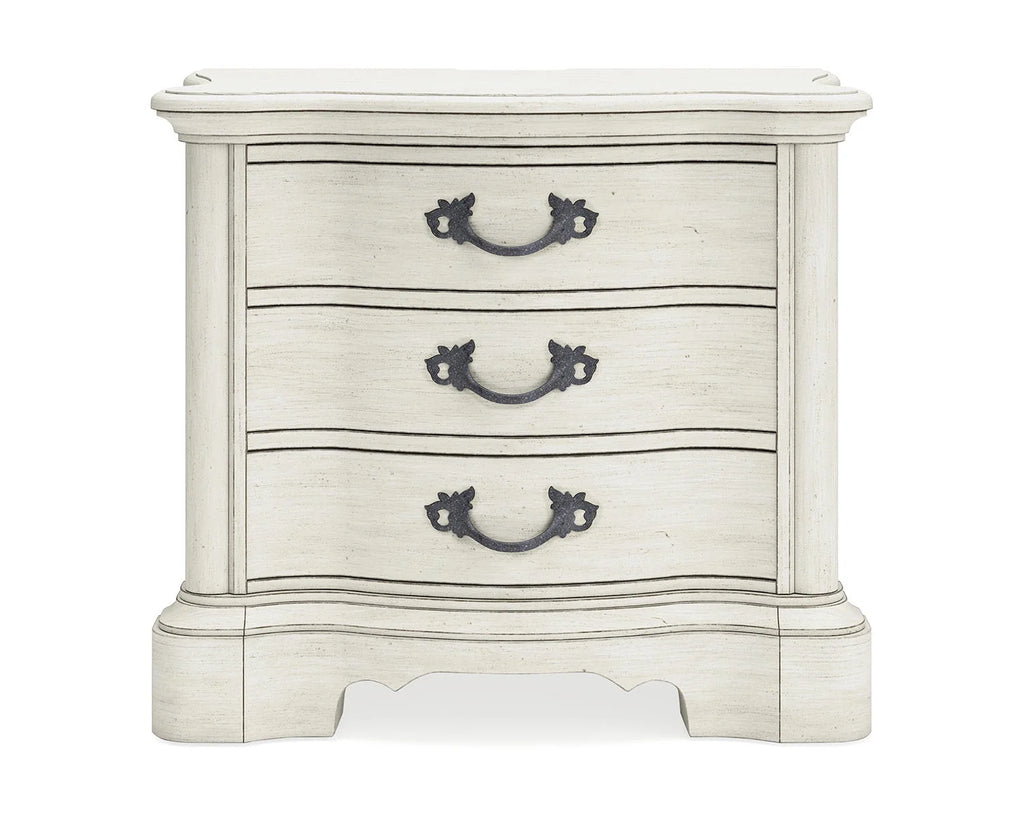 Antique White 3 Drawer Nightstand G315725
