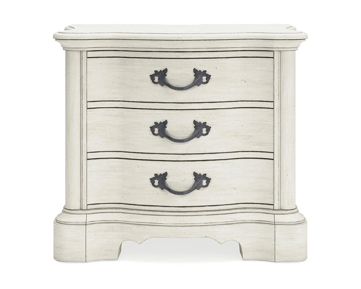Antique White 3 Drawer Nightstand G315725