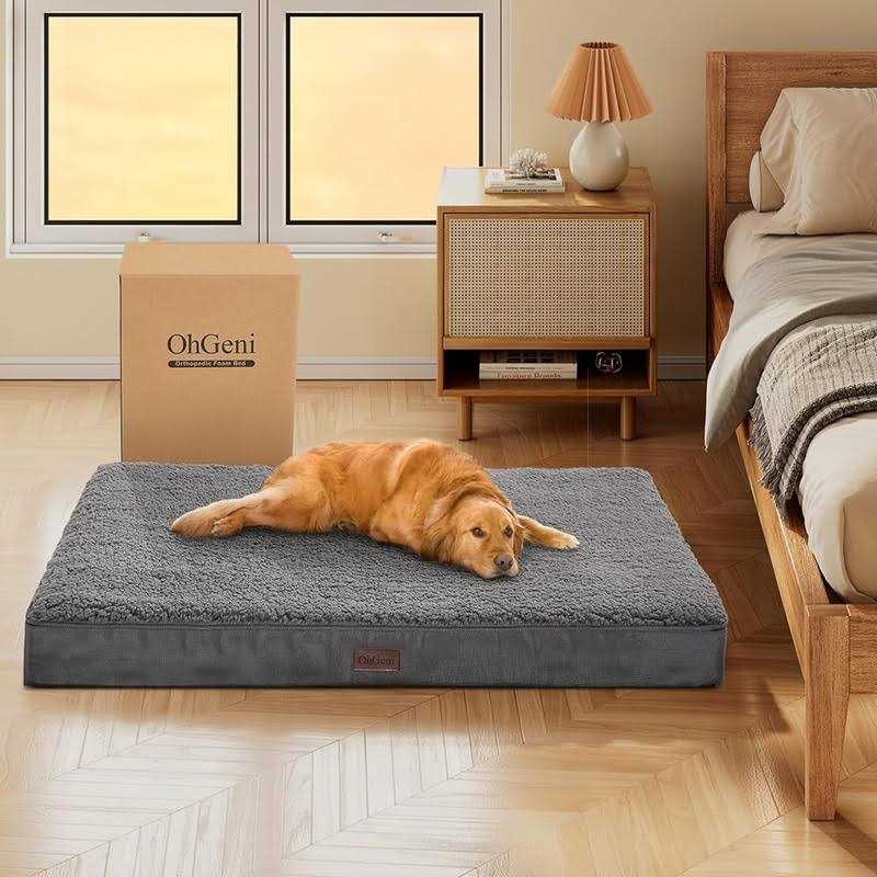 Orthopedic Dog Bed with Egg Foam and Non-Slip Bottom G8017