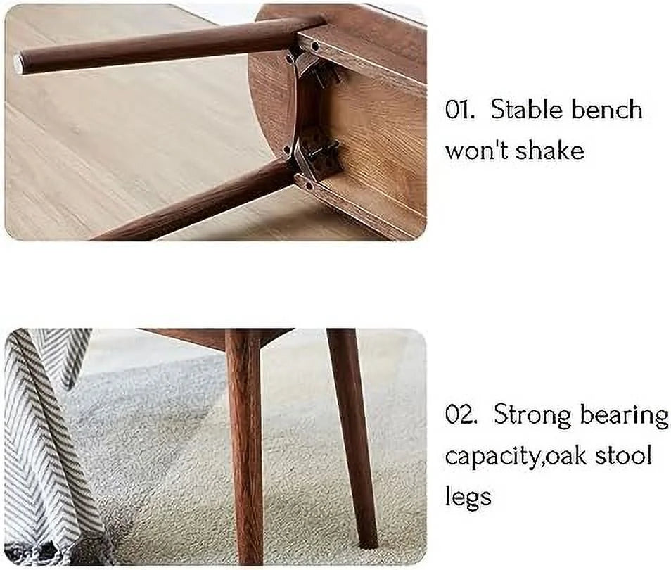 Solid Oak Wood Bench Z1543