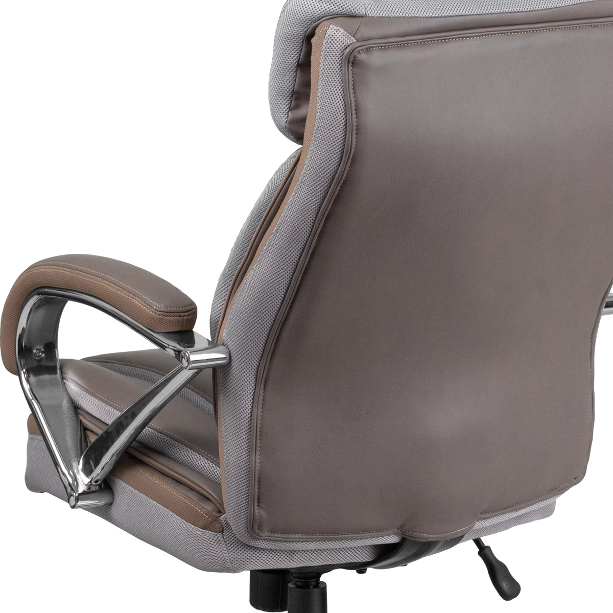Taupe Ergonomic Office Chair with Extra Wide Seat X17377